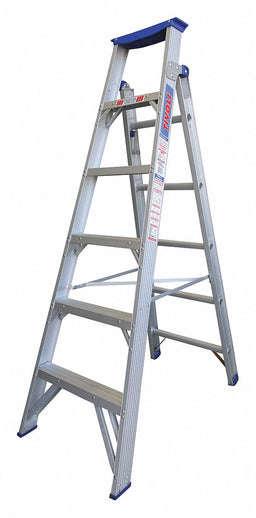 Dual Purpose Ladder 6 ft H Aluminum