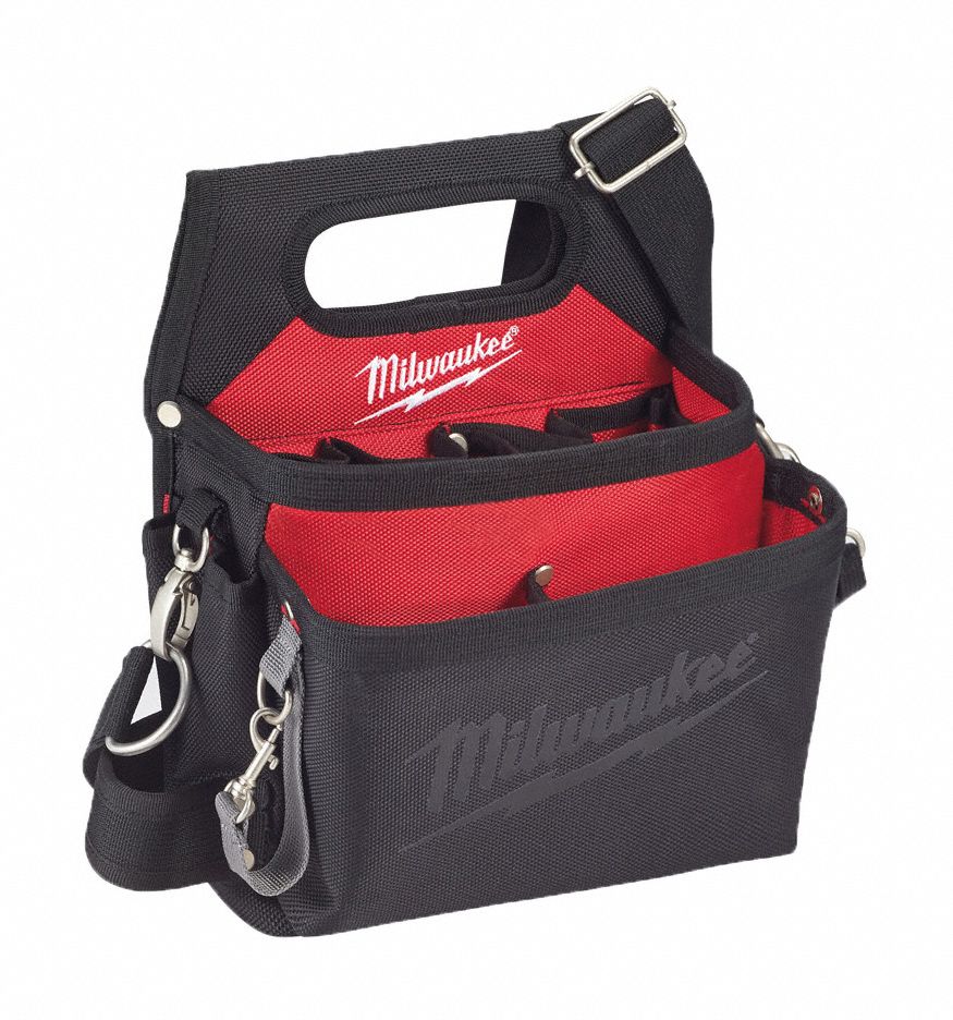 Red Tool Pouch Ballistic Polyester