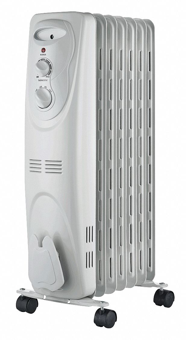 Prtbl Elct Heatr Gray 25-1/4 H