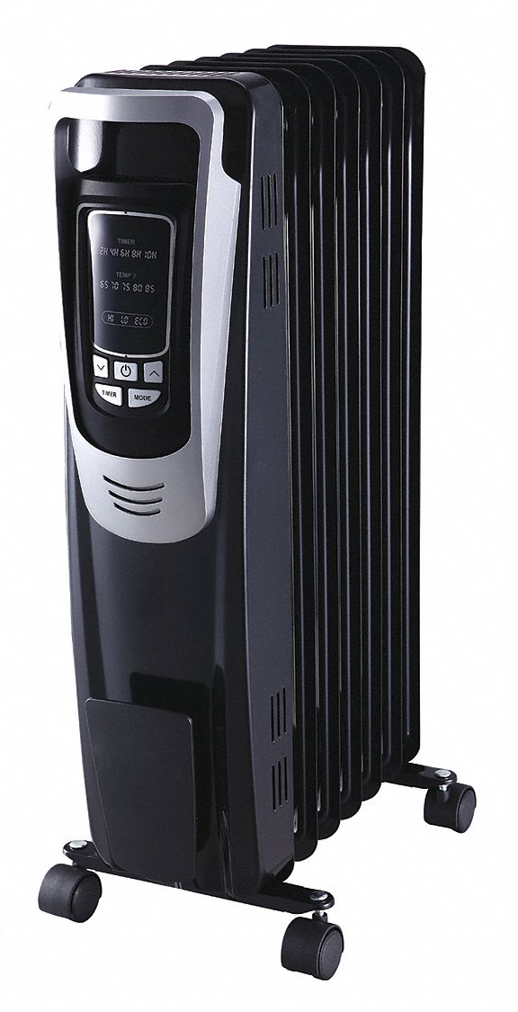 Prtbl Elct Heatr Blk 25-1/4 H