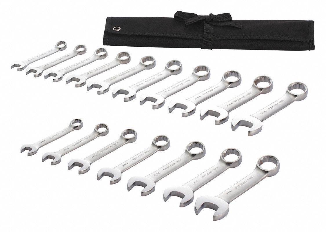 Combo Wrench St Steel Satin Offset