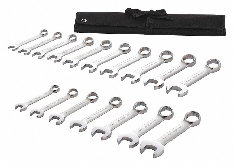 Combo Wrench St Steel Satin Offset