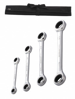 Box End Wrench Set Fll Plsh Stndrd SAE