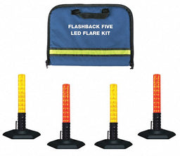 K7718 LED Safety Flare Kit LED Red/Amber 4 H