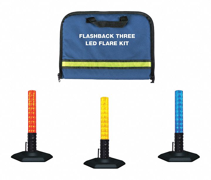 K7717 LED Safety Flare Kit LED Amber 4 H