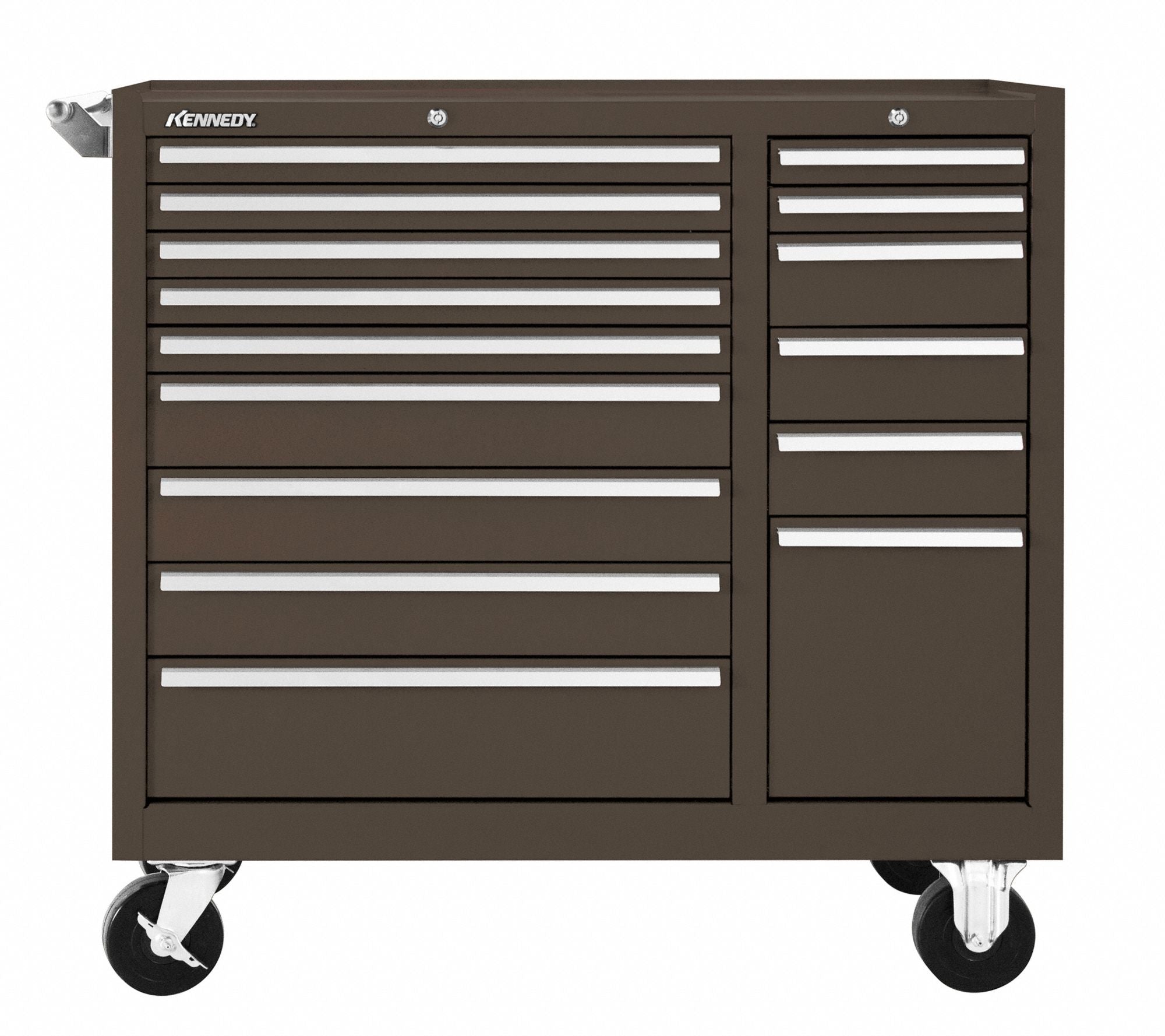 Rolling Tool Cabinet Brown Heavy Duty