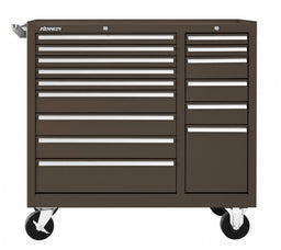 Rolling Tool Cabinet Brown Heavy Duty
