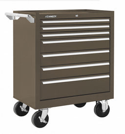 Rolling Tool Cabinet Brown Heavy Duty