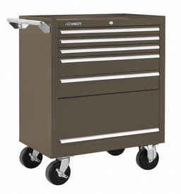 Rolling Tool Cabinet Brown Heavy Duty