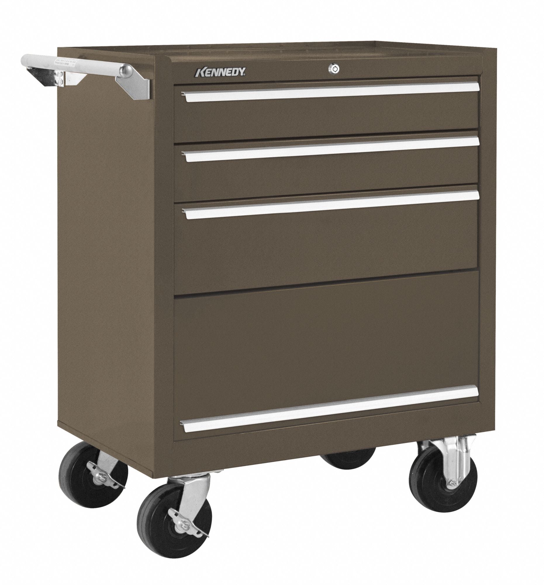 Rolling Tool Cabinet Brown Heavy Duty