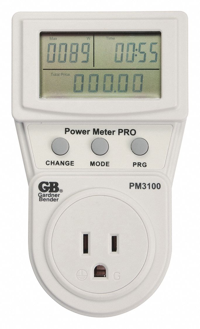 Energy Management Device 8 D 125VAC LCD