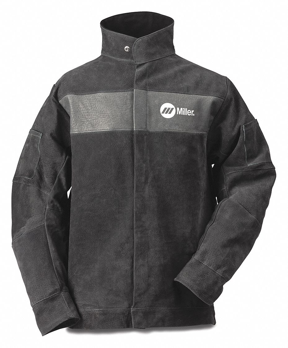 Welding Jacket XL 30 L Gray Leather