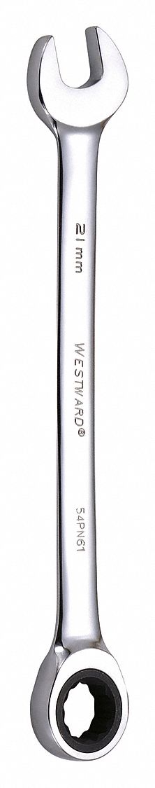Combo Wrench Steel Metric 0 deg.
