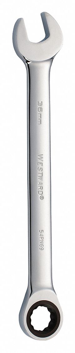Combo Wrench Steel Metric 0 deg.