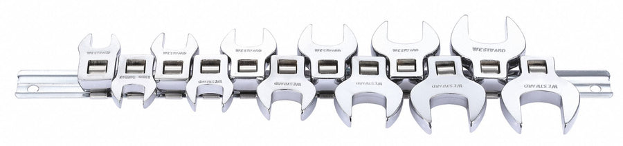 Crowfoot Skt Set Steel DvSz 3/8 Metric