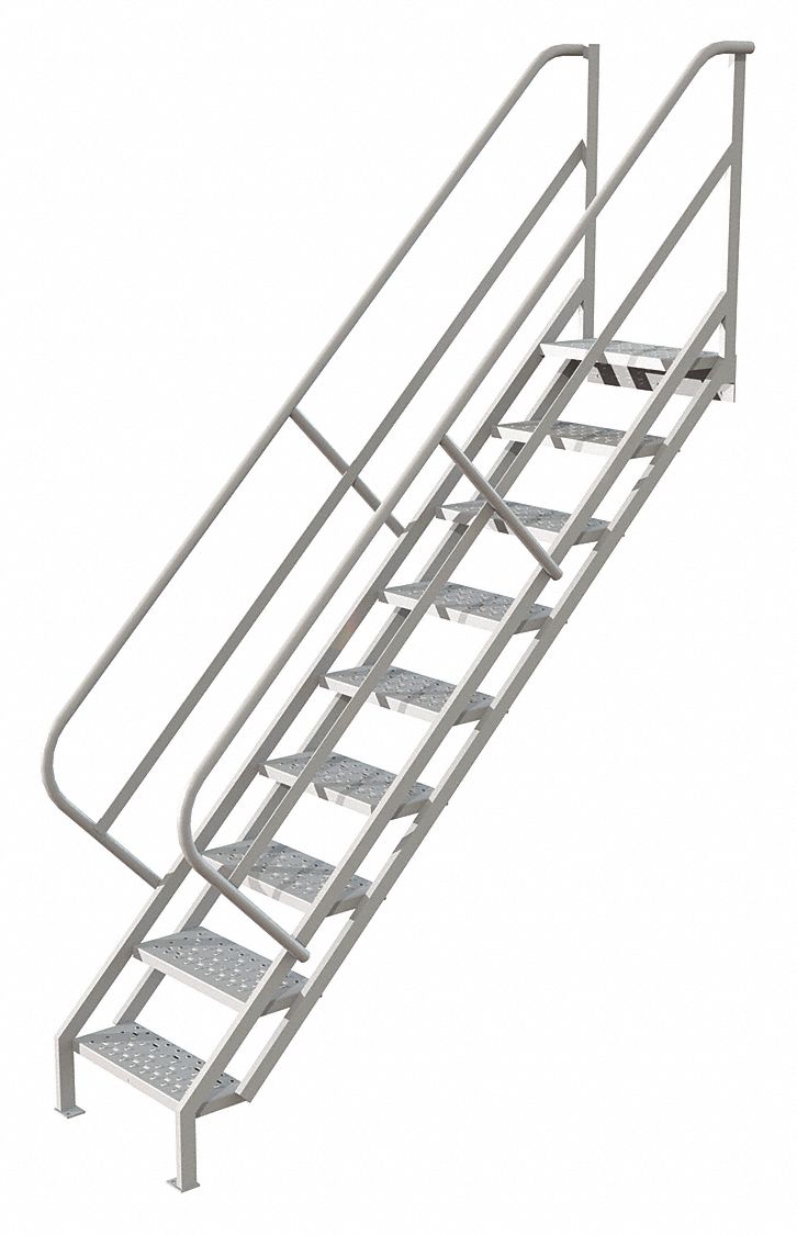 Stair Unit Steel 9 Steps 450 lb Ld Cap.