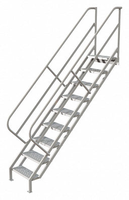 Stair Unit Steel 9 Steps 450 lb Ld Cap.
