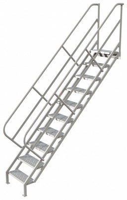 Stair Unit Steel 10 Steps 450 lb Ld Cap.