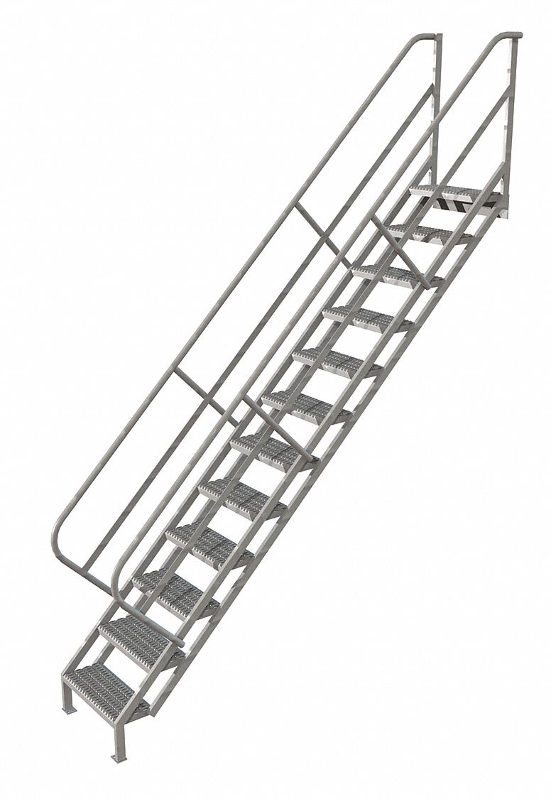 Stair Unit Steel 12 Steps 450 lb Ld Cap.