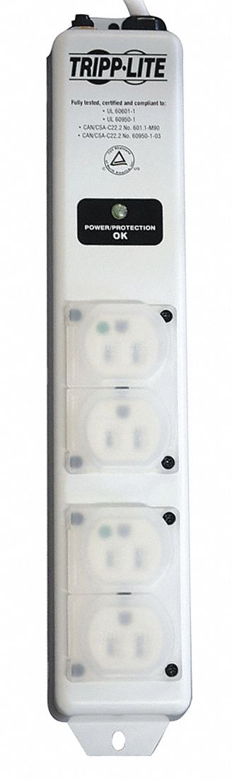 Surge Protector Outlet Strip 6 ft Cord L