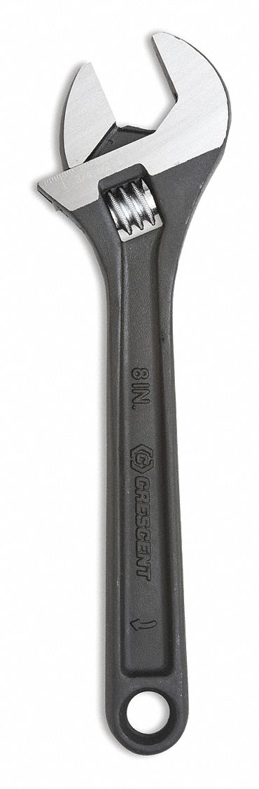Adj. Wrench Steel Black Oxide 8