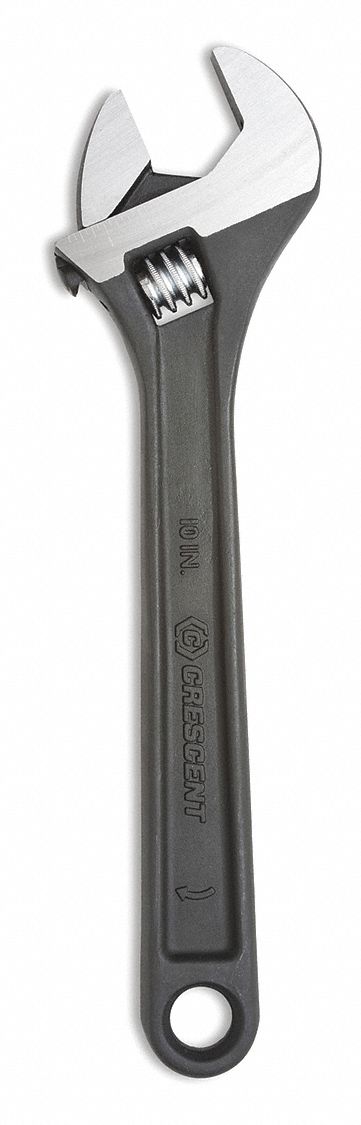 Adj. Wrench Steel Black Oxide 10