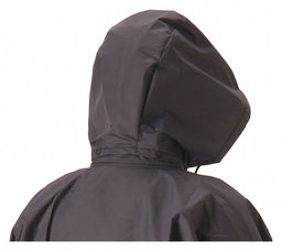 Flame Resistant Rain Hood Blue Snaps