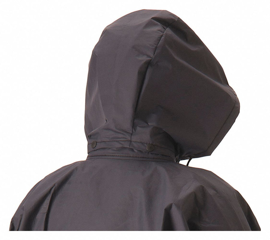 Flame Resistant Rain Hood Blue Snaps