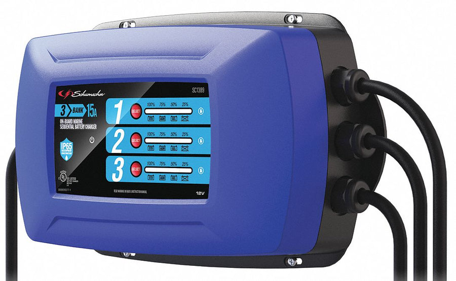 Battery Charger Mounted 120VAC