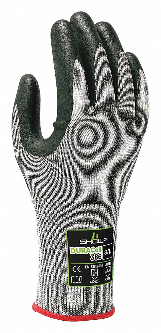 K2124 Coated Gloves Gray 2XL PR