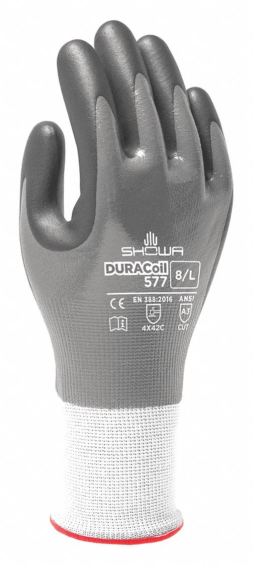 PR Coated Gloves Gray L