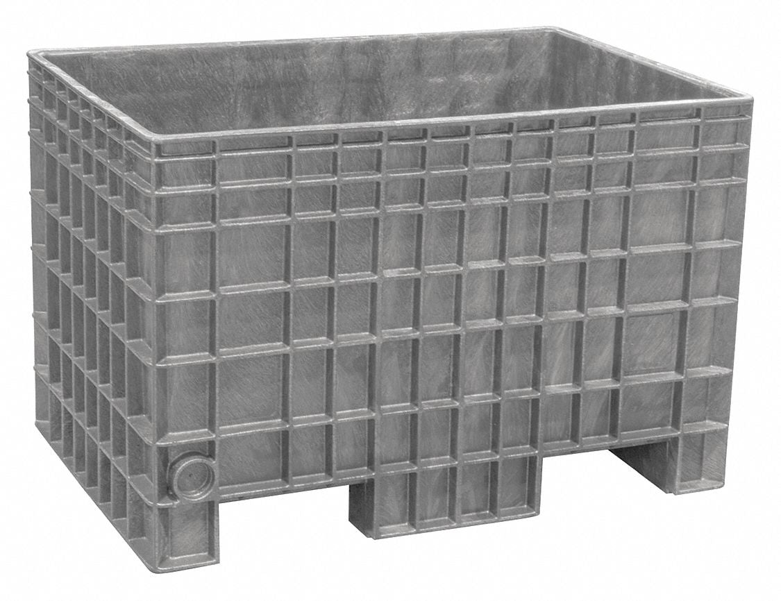 Bulk Container Light Gray Solid