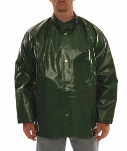 Rain Jacket M Grn Unisex 0.25mm Thick