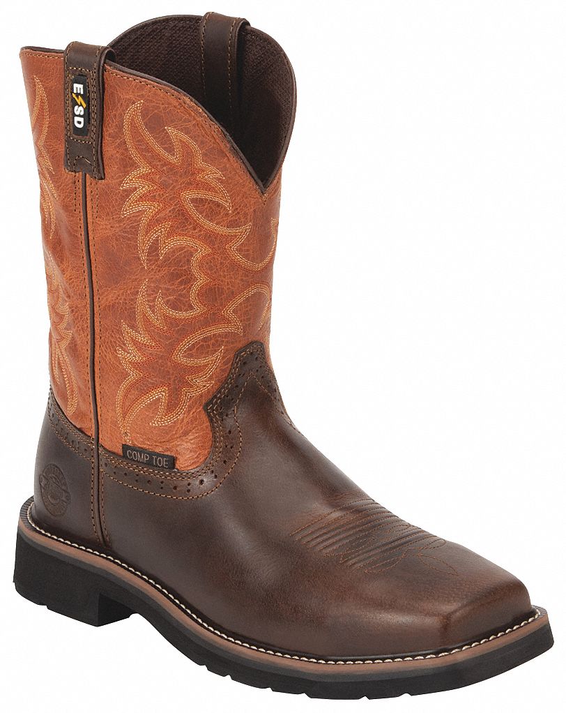 Western Boot D 8 Brown PR
