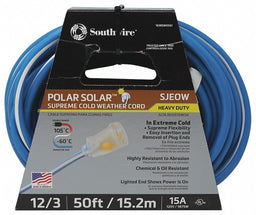 Extension Cord 12 AWG 125VAC 50 ft L