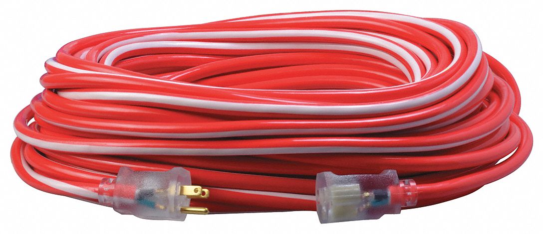Extension Cord 12 AWG 125VAC 100 ft L