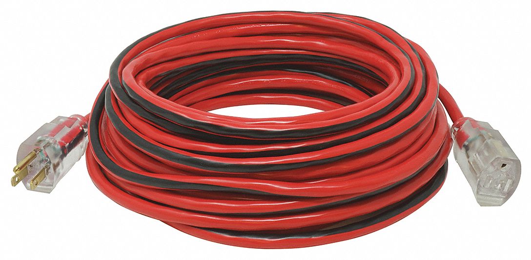 Extension Cord 14 AWG 125VAC 100 ft L