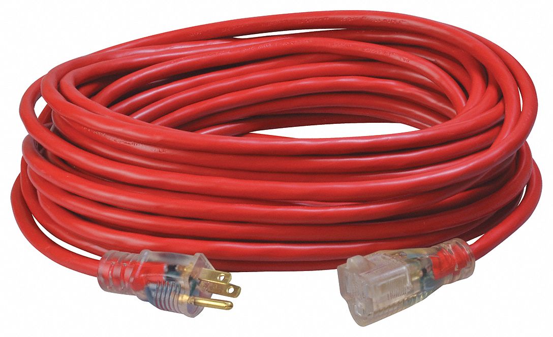 Extension Cord 14 AWG 125VAC 50 ft L