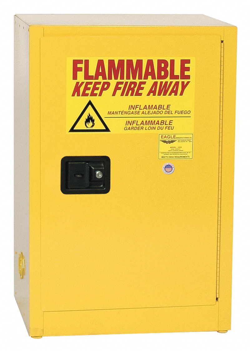 K2474 Flammable Liquid Safety Cabinet Yellow