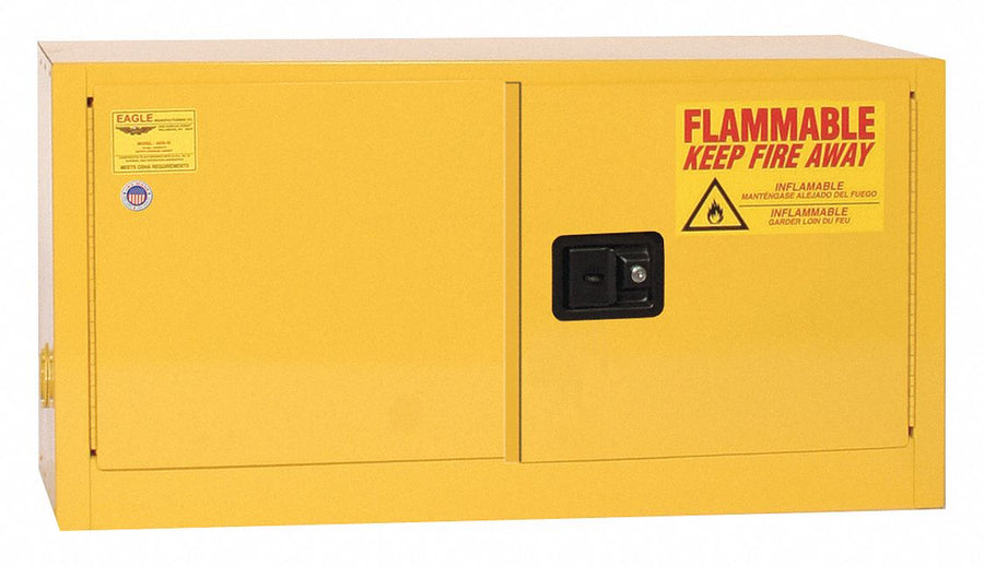 Flammable Liquid Safety Cabinet Yellow