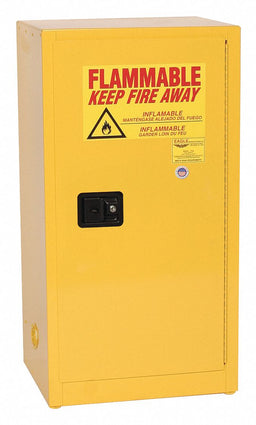 K2480 Flammable Liquid Safety Cabinet Yellow