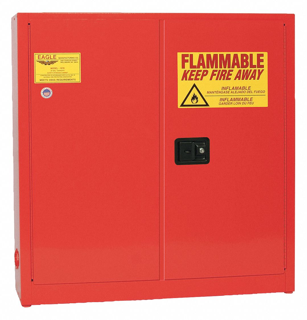 K2477 Flammable Liquid Safety Cabinet Red