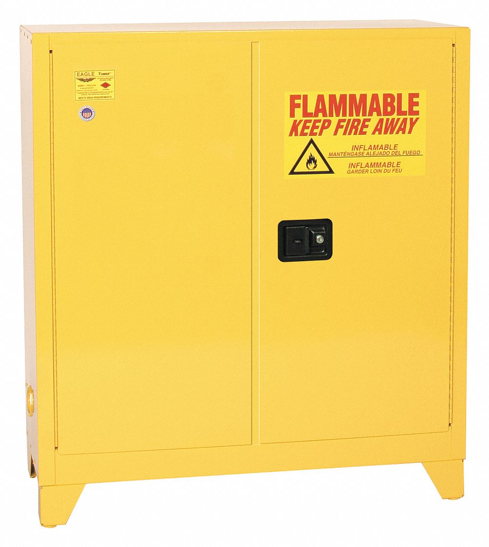 Flammable Liquid Safety Cabinet Yellow