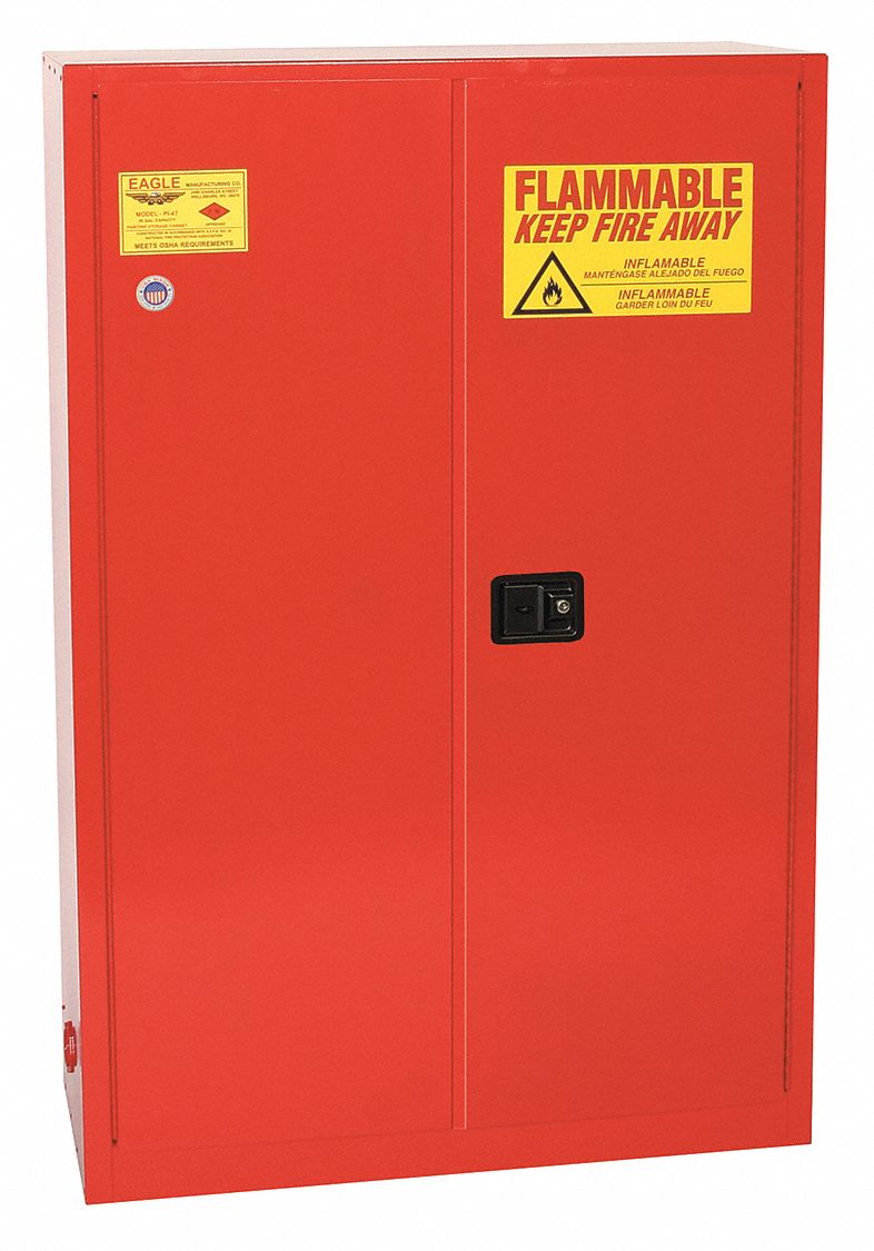 K3013 Flammable Liquid Safety Cabinet Red