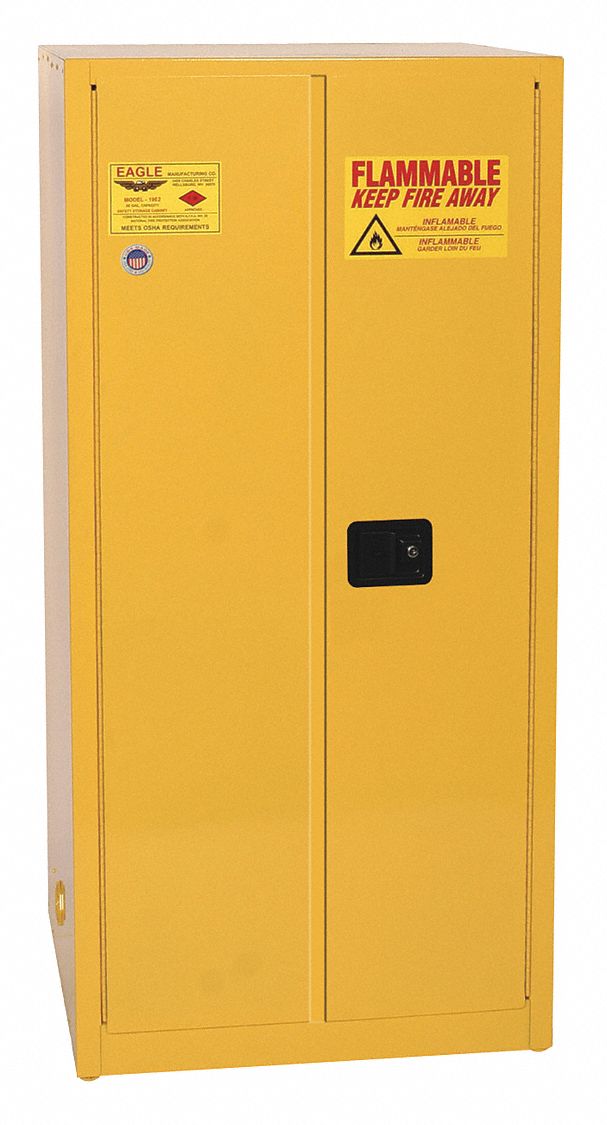 K2472 Flammable Liquid Safety Cabinet Yellow