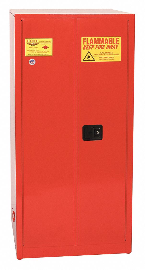 F8852 Flammable Liquid Safety Cabinet Red