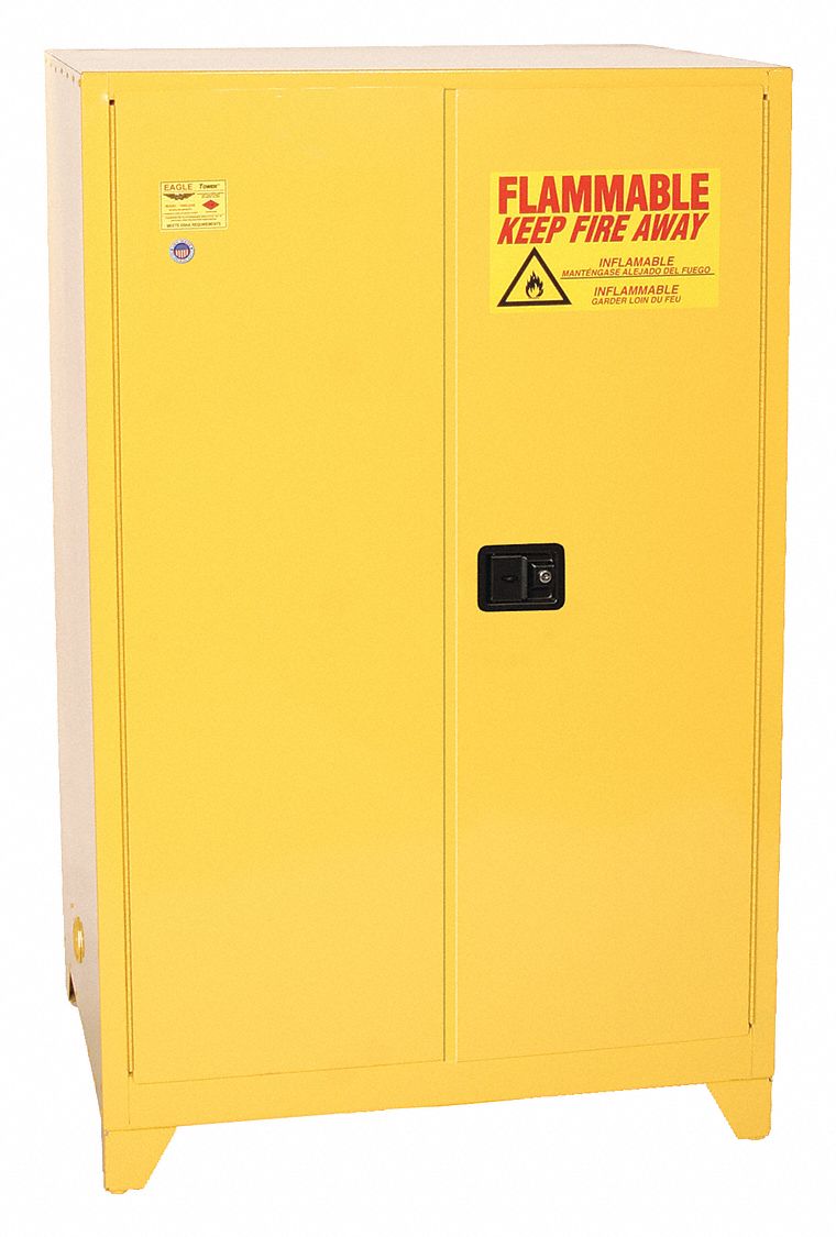 Flammable Liquid Safety Cabinet Yellow