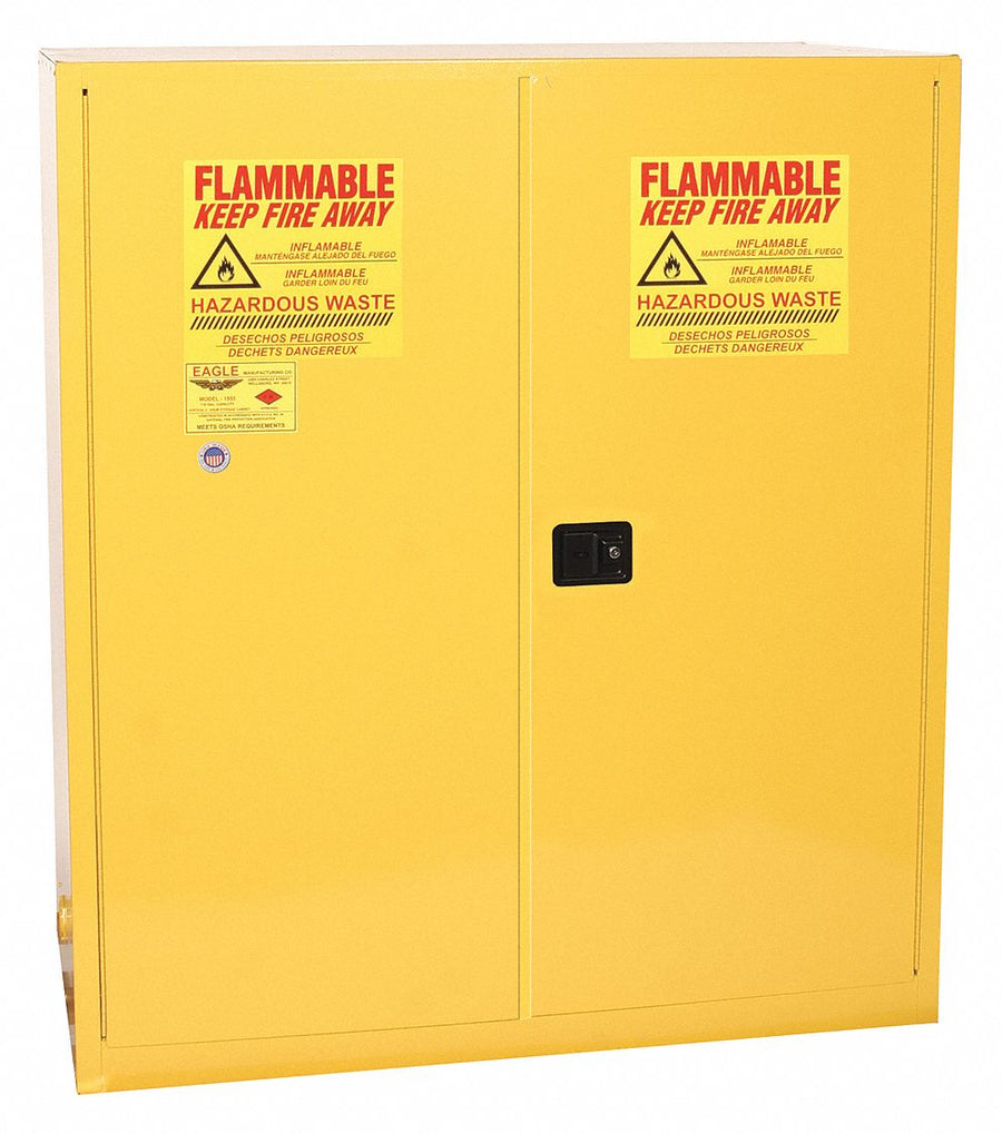 Flammable Liquid Safety Cabinet Yellow