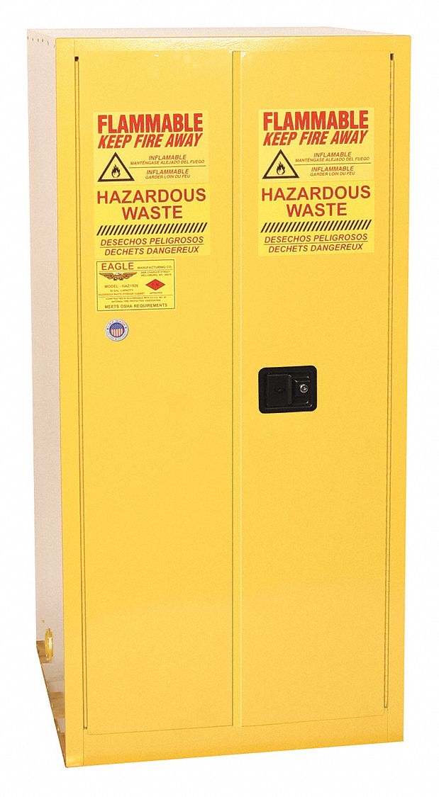 Flammable Liquid Safety Cabinet Yellow