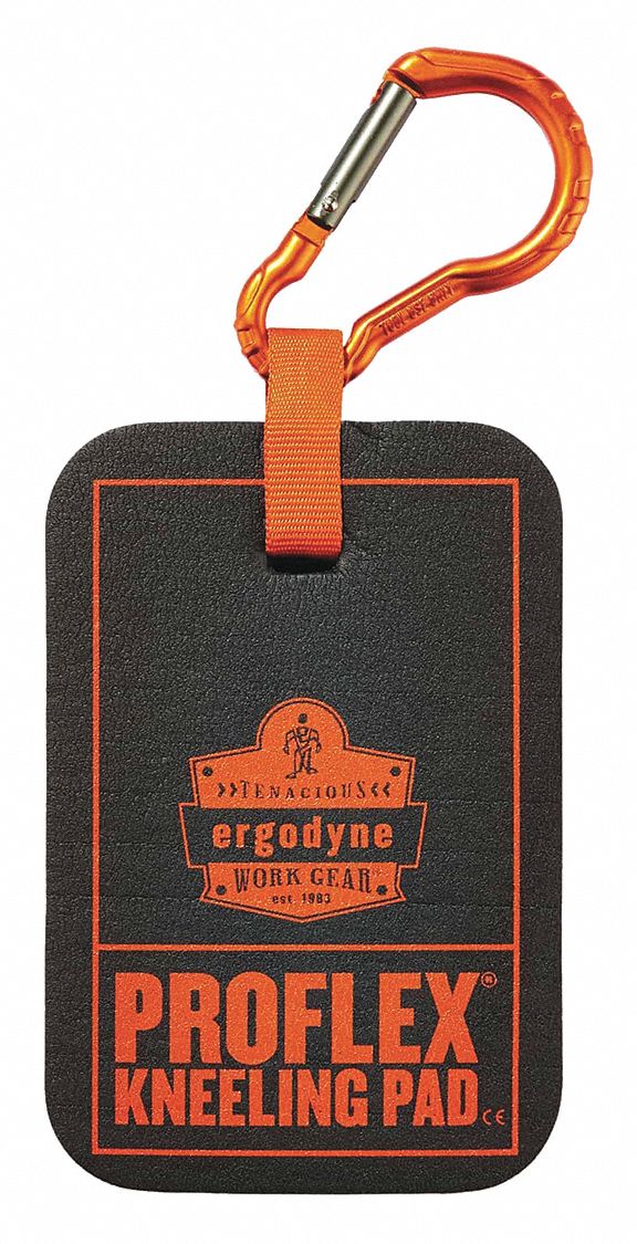 Kneeling Pad 6 L 4 W Rubber Black